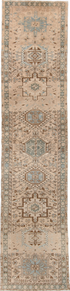 Antique Heriz Runner Rug (3' x 14')